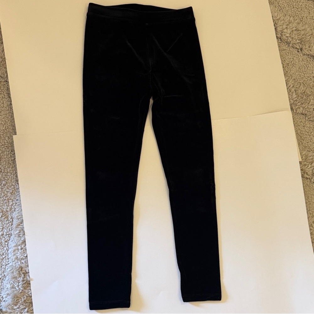 Crewcuts Black Kids Velvet Leggings - 10